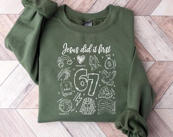 Christian 6 7 Meme God Did It First Shirt, Six Seven Tshirt, Funny 6 7 Six Seven Meme Tee, 67 Is What God Completes Top, Jesus 67 Apparel
