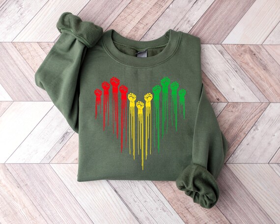 Juneteenth Shirt, 1865 Shirt, Black Lives Matter Sweatshirt, Black History T- Shirt, Different Races Skin, Colors Hand Sweatshirt, BLM Shirt