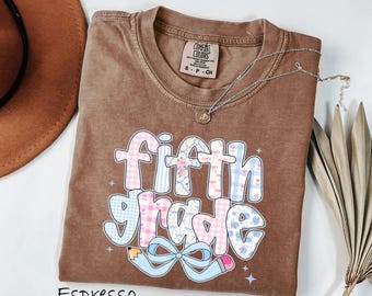 Comfort Colors® Fifth Grade Teacher Shirt, 5th Grade Teacher Shirt, 5th Grade T-Shirt, Fifth Grade TShirt, Elementary School, Teaching Tee