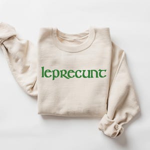 St Patrick's Day Women's Shirt, Leprecunt Tee, Irish Holiday Shirt, Green Shamrock Clothing, Party Wear, Funny St Paddys Day Shirt, Baby Tee image 5
