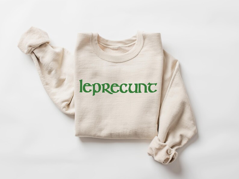 St Patrick's Day Women's Shirt, Leprecunt Tee, Irish Holiday Shirt, Green Shamrock Clothing, Party Wear, Funny St Paddys Day Shirt, Baby Tee image 5