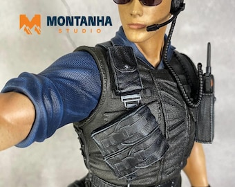 アルバート・ウェスカー 1/6スケール バイオハザード フィギュア 3D