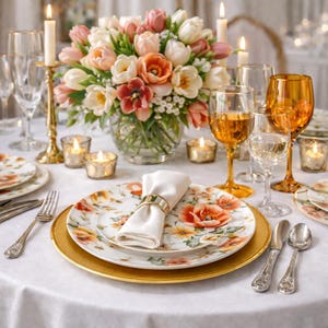 Magnolia Dinnerware Set - Etsy
