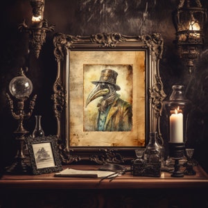 Steampunk Plaque Doctor I Print -Clockwork Gears and Clocks Print- Archival Matte or Satin Finish Prints