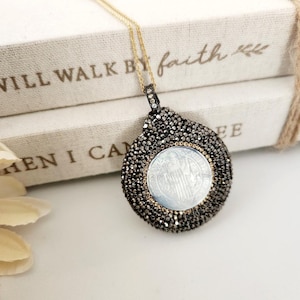 St Benedict medal necklace/Religious jewelry/Protection necklace, Catholic Gift Necklace/ Medallion Necklace