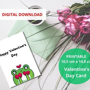 Carte de Vœux Imprimable pour la Saint-Valentin