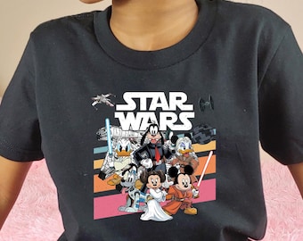 Star Wars T-shirt, Kids Disney Shirt, Mickey Mouse Shirt, Disney Trip Tee, Goofy Shirt, Pluto Shirt, Cartoon Gifts, Mickey and Friends