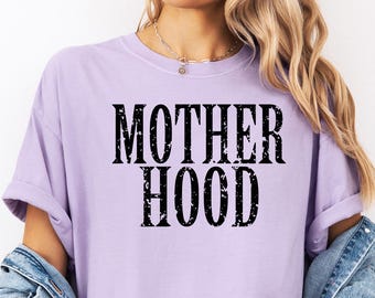 Comfort Colors Mother Hood T-shirt, Vintage Mom Shirt, Mom Life Tee, Oversized Mom Shirt, Motherhood Shirt, Cool Mom Club Tee, Mom Gift Tee