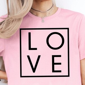Cute Valentine&#39;s Day Shirt for Women, Valentine Love Shirt, Gift For Girlfriend, Heart Shirt, Valentines Day Gift, Valentines Couple Shirt