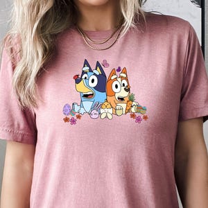 Blue Dog Shirt, Chilli Heeler Tee, Bluey Birthday Party Shirt, Bluey Family Tee, Bluey Era Shirt, Bluey Cartoon Shirt, Disney Shirt