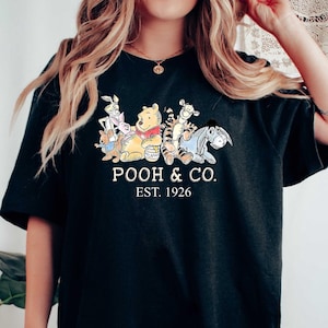 Retro Winnie The Pooh Shirt, Pooh And Friends T-shirt, Disney Family Matching Tee, Winnie The Pooh T-shirt, Best Friends Shirt