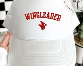 Embroidered Wingleader Cap, Dragon Rider Hat, Fantasy Book Reader Gift, Bookish Gifts, Dragon Cap, Gift For Reader, Reading Inspiration