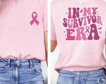 In My Survivor Era Shirt, Breast Cancer Shirt, Cancer Awareness Shirt, We Together Fight Tee, We Together Win Shirt, Breas Cancer Warrior