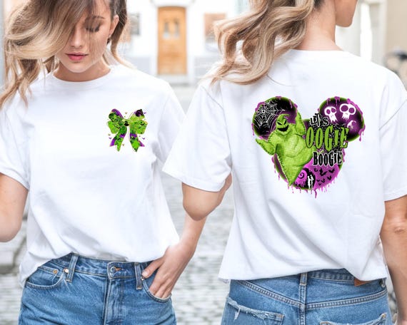 Oogie Boogie Halloween Coquette T-shirt, Ghost Bow Shirt, Mickey Mouse Shirt, Nightmare Before Christmas, Boo Tee, Disney Shirt, Mama Shirt