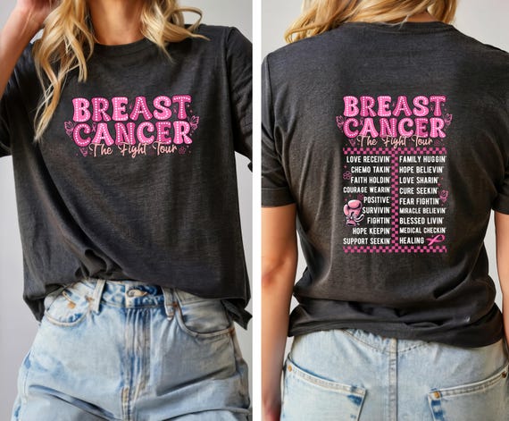 Breast Cancer Awareness Shirt, Faith Shirt, October Shirt, Pink Bow Shirt, Cancer Ribbon Tees, Supportive Sayings, Motivational Gifts