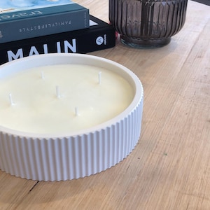 Handmade Extra Large Concrete Candle | Naturally Scented | 1.0Kg | Gift Candle