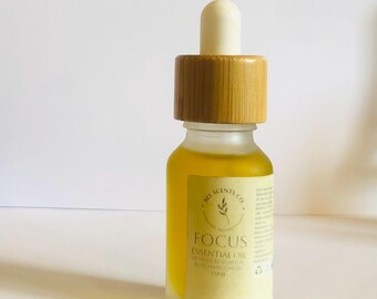 Aromatherapy Essential Oil Blend: Vegan, Organic, Calming Scents 15ml