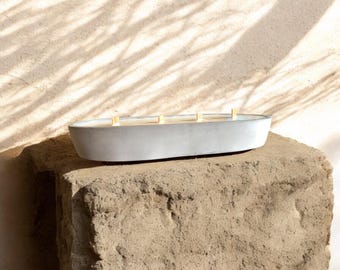 Handmade Concrete Candle | Gift Idea | Made with Natural Scents | Large Candle