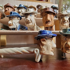 Ceramic Pipe - Faces - Great gifts!