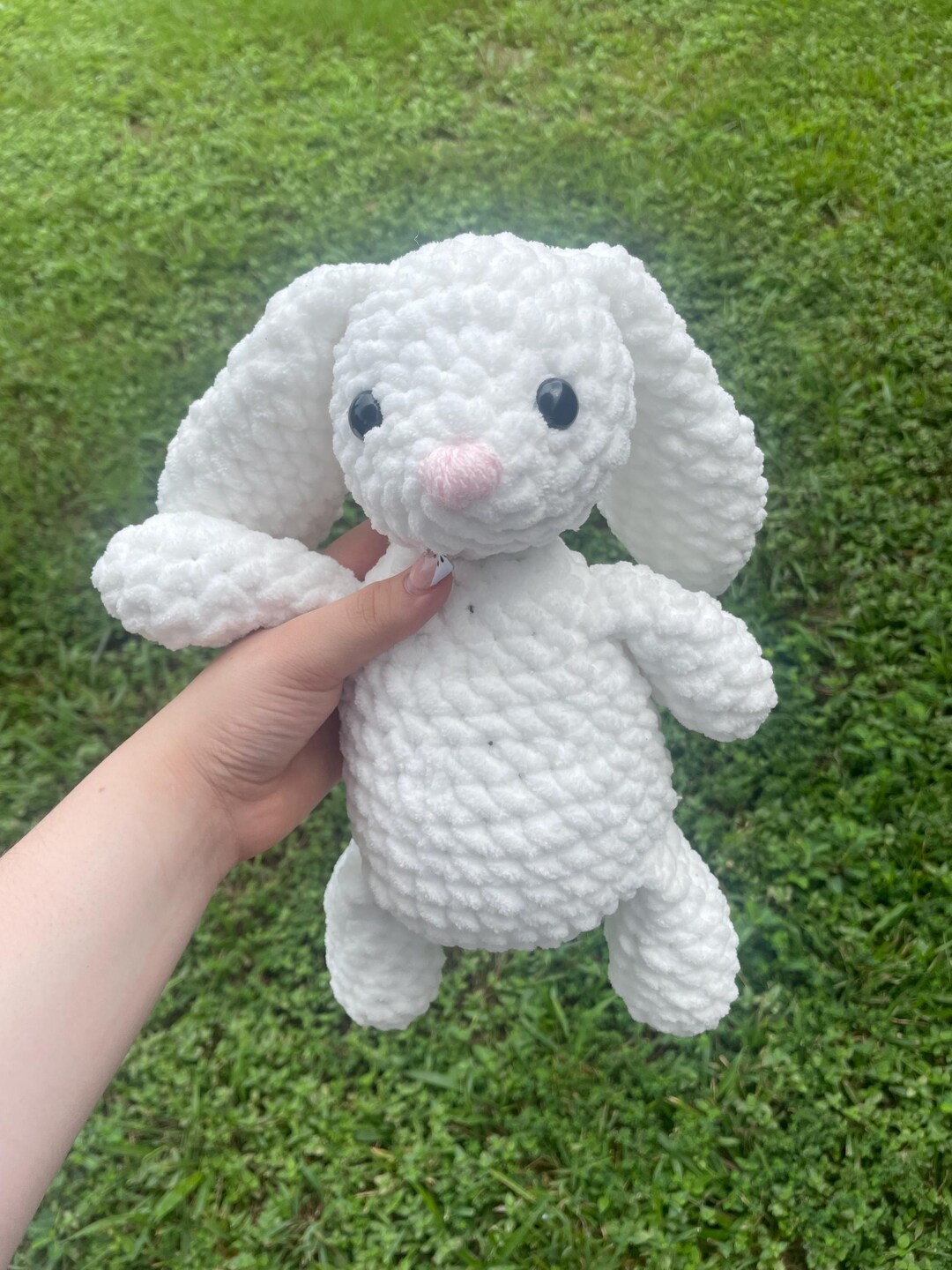 Crochet Bunny Rabbit Amigurumi Stuffed Animal Stuffed Toy Birthday Gift ...