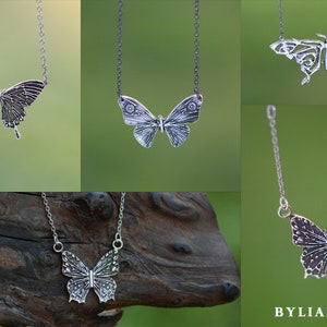 Sterling Silver Butterfly Necklace 2 image 4