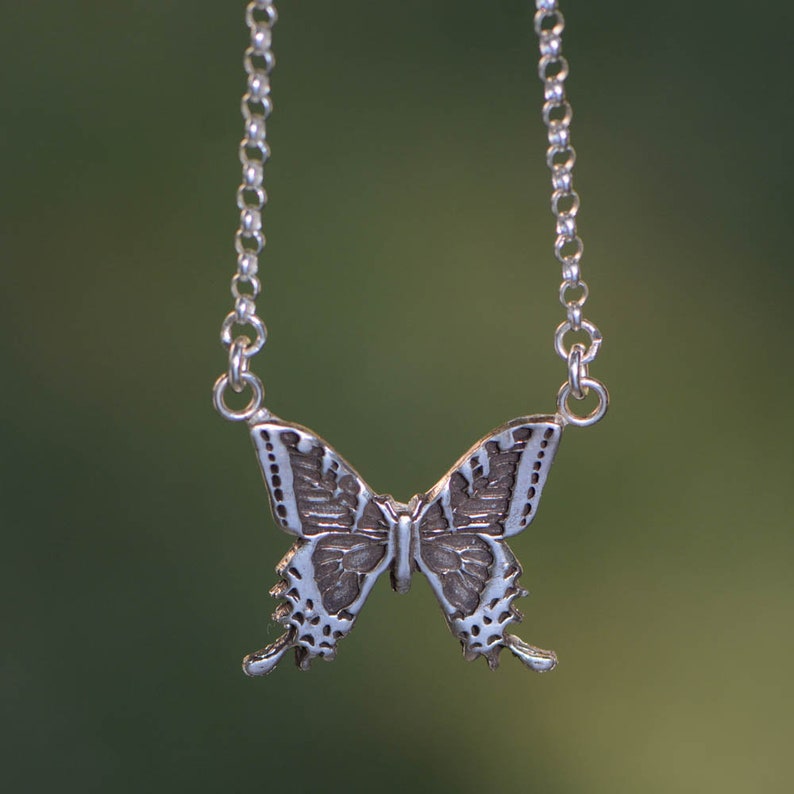 Sterling Silver Butterfly Necklace 2 image 3