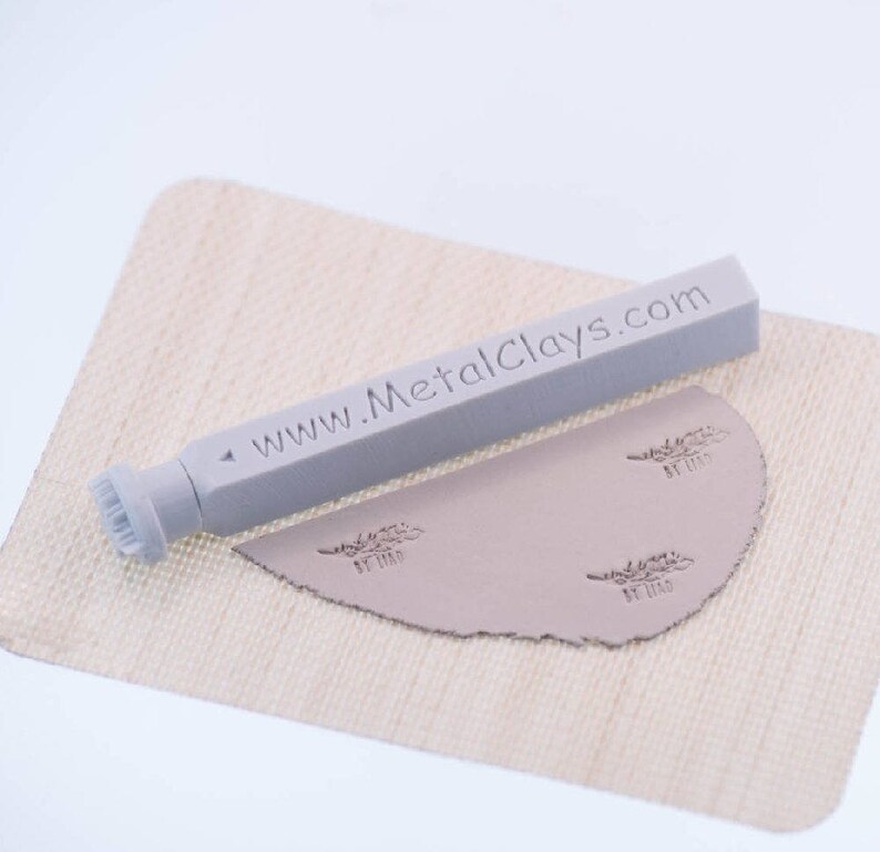 8x12mm Custom Signature Stamp For PMC, Art Clay , Metal Clays & Polymer Clay image 7