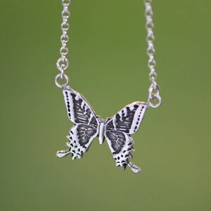 Sterling Silver Butterfly Necklace 2 image 2