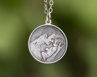 Photo engraving pendant
