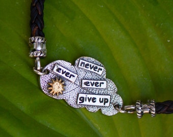 Never Ever Ever Give Up Bracelet