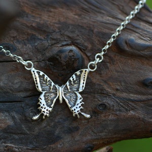Sterling Silver Butterfly Necklace 2 image 1