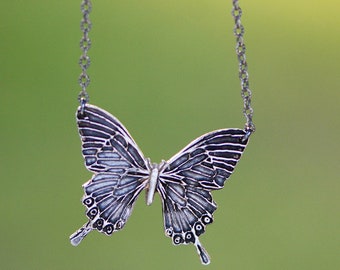 Sterling Silver Butterfly Necklace 4