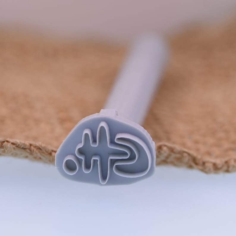 8x12mm Custom Signature Stamp For PMC, Art Clay , Metal Clays & Polymer Clay image 1