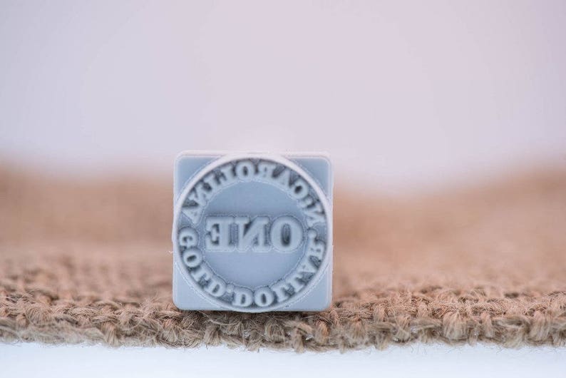 13mm x13mm Custom Signature Stamp For PMC, Art Clay, Metal Clays & Polymer Clay image 5