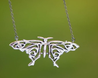 Inspirado en Mamma Mia - Collar de mariposa de plata de ley