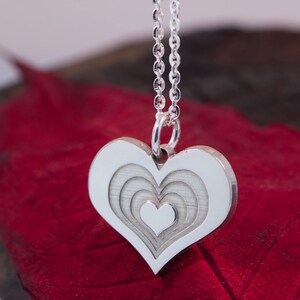 Hjärtlagershänge i sterlingsilver. bild 2