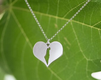 ISRAEL In My Heart - Map Necklace In A Heart Shape