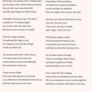 Je choisis You Everyday Poem - Poème d&#39;amour romantique pour partenaire ou mari | Téléchargement numérique 5 x 7