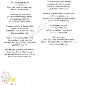 My Mother Digital Download Poem - Etsy Ireland