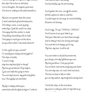 Beileidsgedicht, Trauergedicht, Trauergedicht, Verlust eines Partners, Verlust des Mannes, Verlust der Partnerin, Trauergedicht, meine Karte, DIGITALER DOWNLOAD