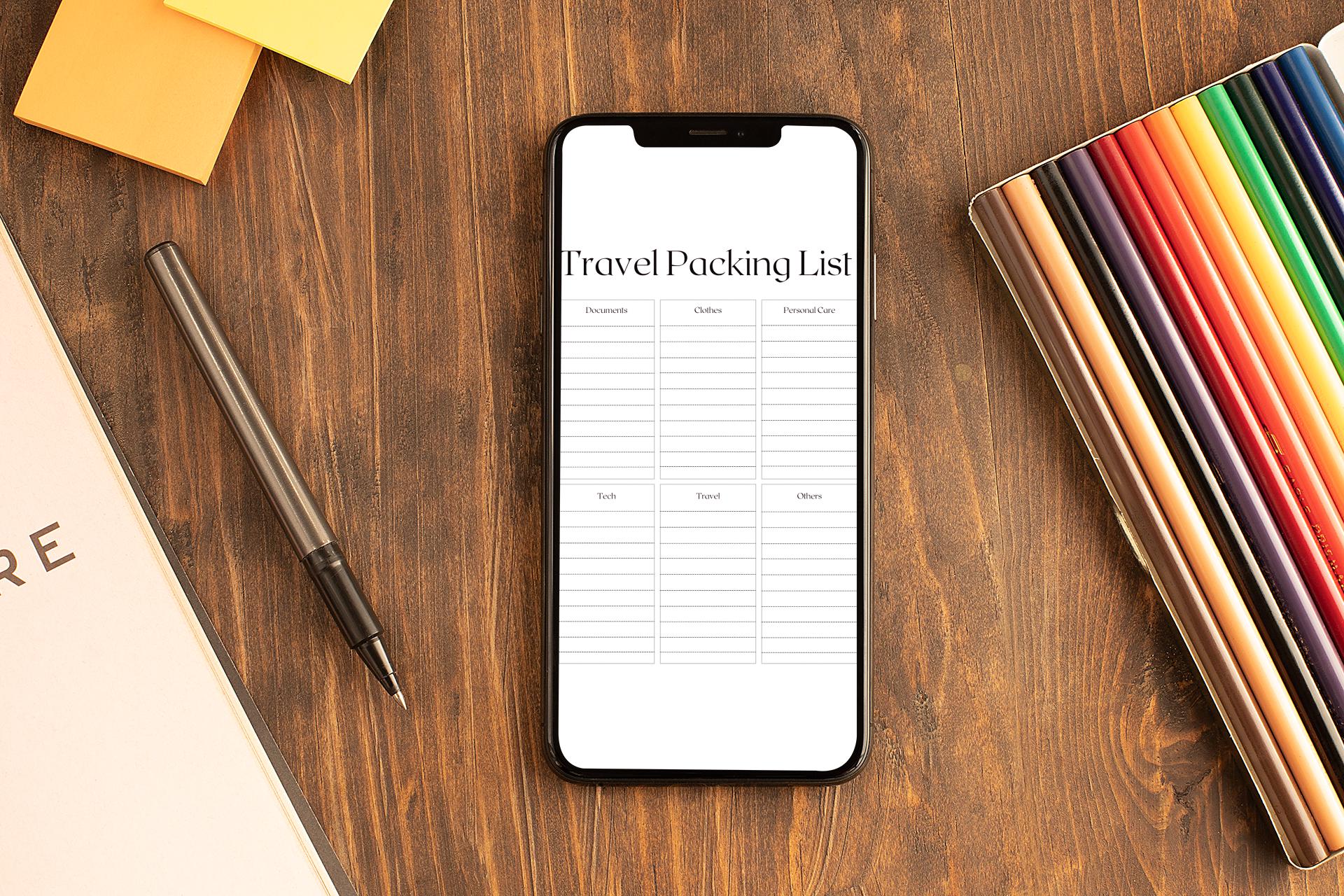 Ultimate Travel Packing List Vacation Checklist Trip Essentials Guide ...