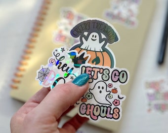 Waterproof Halloween Stickers, Laptop Decals