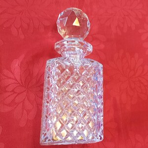 Bohemian Crystal Whiskey Decanter