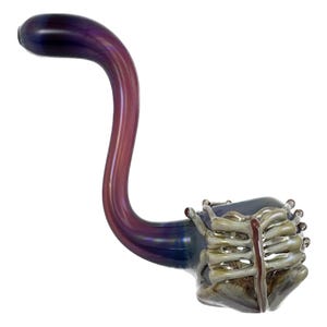 Facehugger Alien, Alien Glass Pipe, Xenomorph, Hand-Blown Sherlock Pipe, Sci-Fi Flamework, Custom Color, Space Horror Collectible