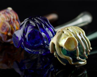 Facehugger Glass Sherlock Pipe in Your Choice of Color