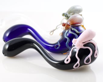 Octopus Glass Sherlock Pipe