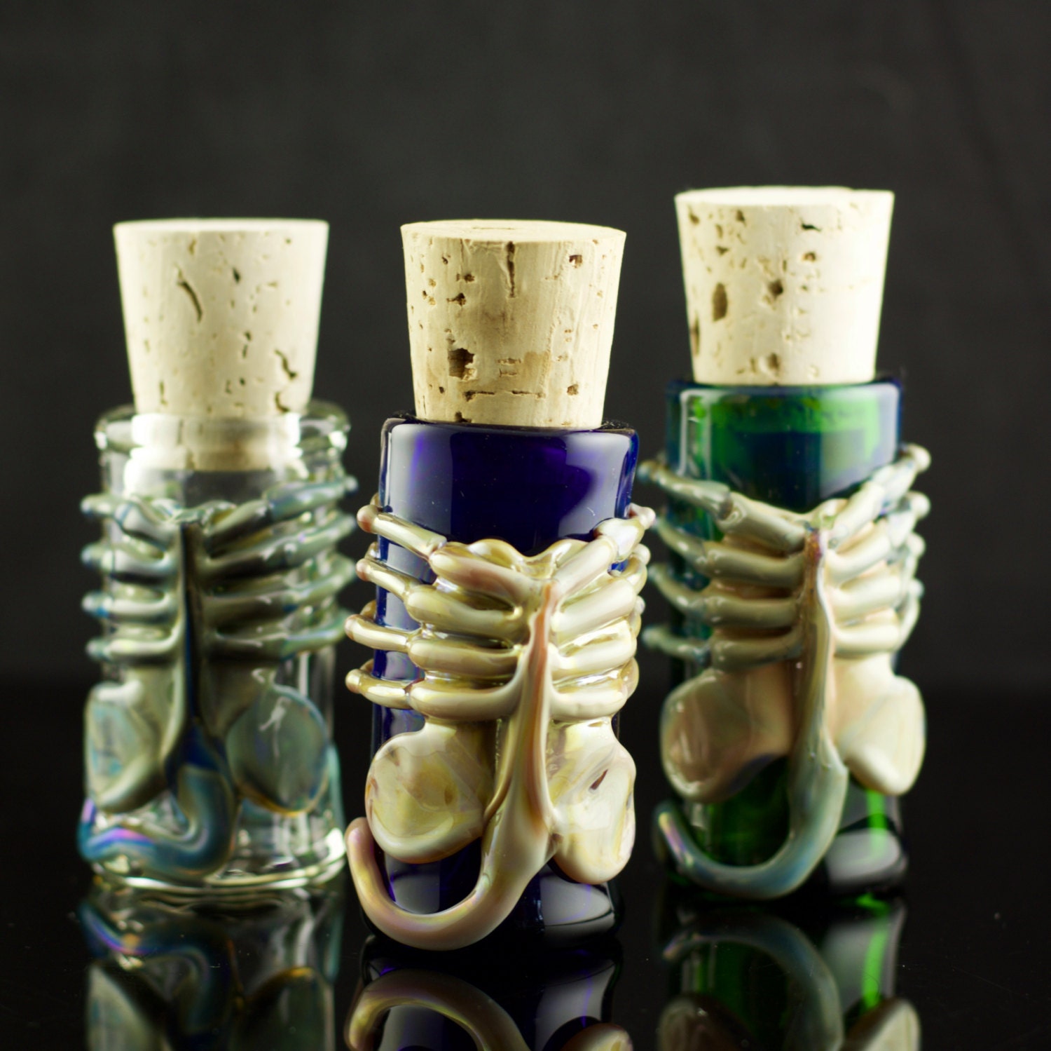 Facehugger Glass Jar in Your Choice of Color