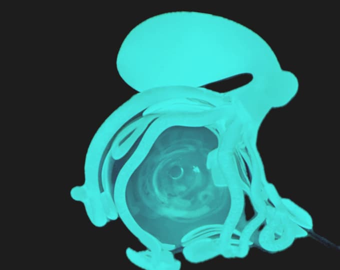 Featured listing image: Glow-In-The-Dark Octopus Spoon Pipe