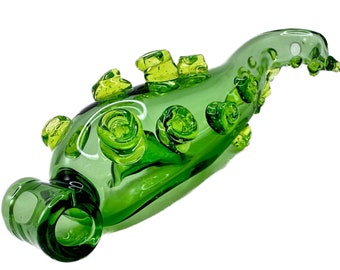 Octopus Tentacle Reversible Spoon Pendant. Hand Blown Heady  Tobacco Pyrex Art for Your Necklaces. Ready to Ship