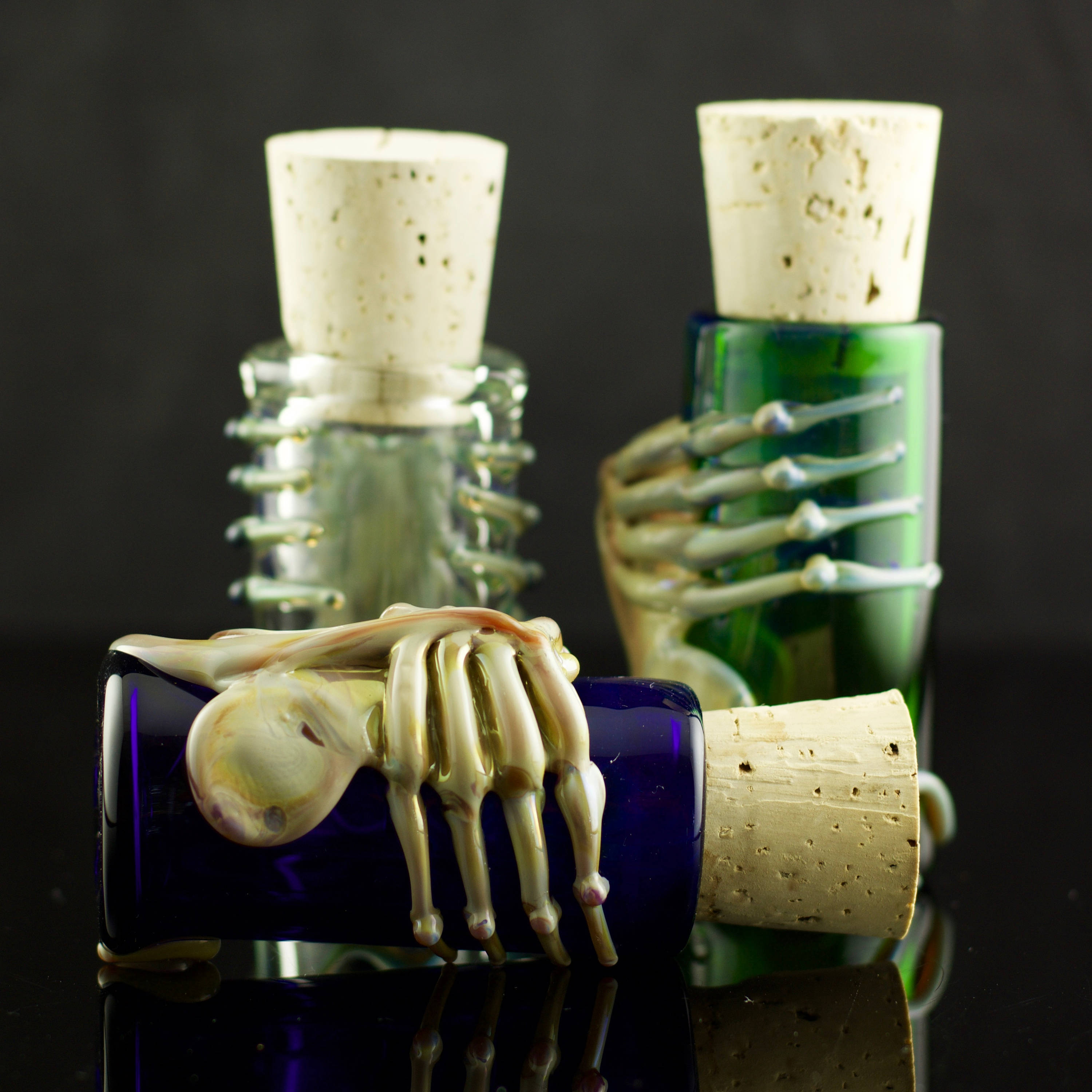 Facehugger Glass Jar in Your Choice of Color